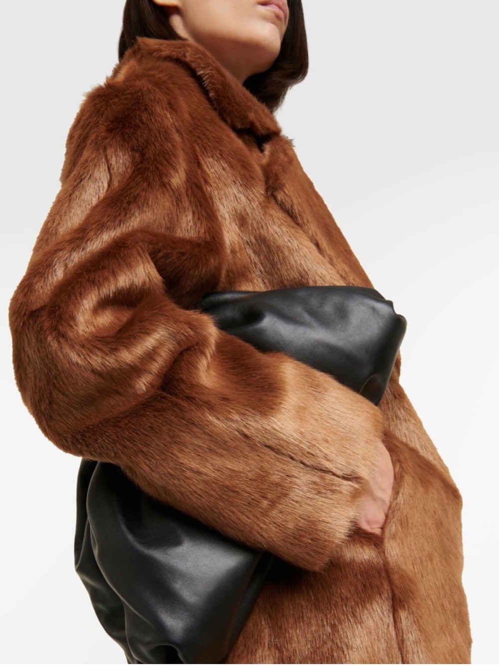 The Frankie Shop | Joni Faux Fur Coat | M - Picture 9 of 11